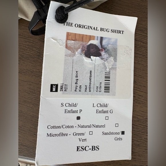 Original Bug Shirt Company Polyester Insect-Proof Shirt - Infants to Youths - Picture 5 of 5